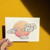 kaart-zonsondergang-wolken-illustratie