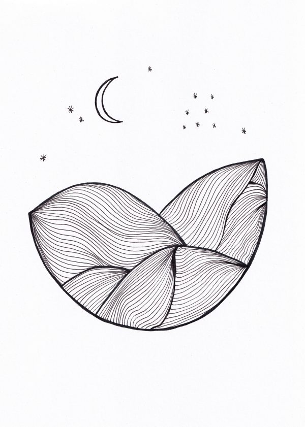 golven-maan-sterren-lineart